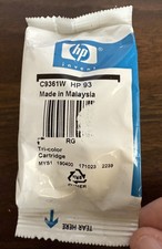 HP 93 Tri-Color Ink Cartridge Genuine Sealed Cartridge C9661W picture