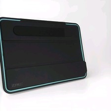 iPad 10.2” Case, kickstand, and Soft Cloth- Black , Light Green  picture