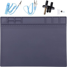 Anti-Static Mat ESD Safe Silicone Repair Mat for Electronics with Wristband picture