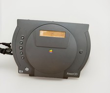 Apple PowerCD Vintage Player w Remote & Power Adapter turns ON & plays CDs great picture