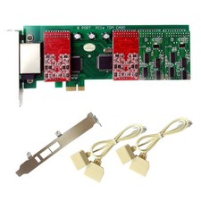 Asterisk Card TDM800E 8 Port FXO FXS PCIe Card Freepbx,Issabel Free PBX Board picture