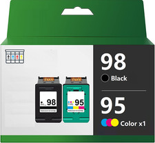 2PK Compatible For HP 98 95 Ink Photosmart 2570 2575 2575v 2575xi 8050 D5069 picture