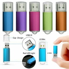 5 Pack USB Flash Drive USB 2.0 Flash Pen Stick Pen Drive USB Memory Stick Bulk picture