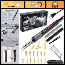 21-in-1 3D Printer Tool Kit, Adjustable Temp Soldering Iron, Fast Heating, Brass picture