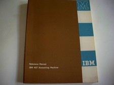 Mint Condition IBM Reference Manual 407 Accounting Machine - September 1960 picture