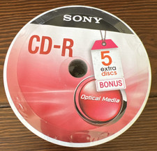 NEW SONY Blank Music CD-R CDR 80min Digital Audio 55 Pack Media Disc 700mb picture