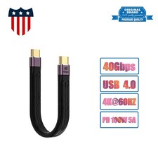 USB4.0 USB C to USB-C Type C Cable 4K USB 3.1 Gen 2 40Gbps 100W PD Fast Charging picture