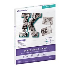 	Printworks Matte Photo Paper for Inkjet Printers Printable on Both Sides 80ct	 picture