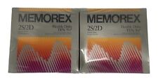 LOT OF 2-MEMOREX 2S/2D Flexible (10) Disks 5-1/4