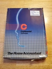 The Home Accountant by Continental Software; Atari 400/800/XL/XE; Disk & Manual picture