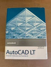 AUTODESK AUTOCAD LT 2002 SERIAL NUMBER CD KEY ORIGINAL BOX MANUAL DISC picture