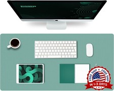 Alfombrilla Escritorio Cuero Grande Protector Oficina Computadora Laptop Pad NEW picture