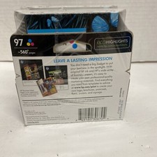 4 pack HP 97 Ink Cartridge - Tri-Color expired july 2012 picture