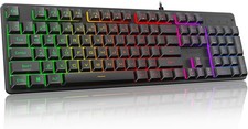 Redragon K521 Upgrade Rainbow LED Gaming Keyboard, 104 Keys Wired Mechanical picture