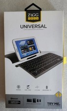 Zagg Keys Universal Compact Ergonomic Keyboard, Cover and Stand Black for iOS picture