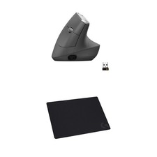 Logitech Premium Ergonomic Bundle: MX Vertical Mouse + G240 Mousepad picture