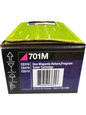 Lexmark 70C10M0 Magenta Return Program Toner Cartridge Genuine OEM Original picture