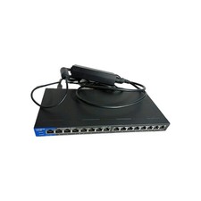  Linksys LGS116PV2 16-Port Gigabit Ethernet PoE+ Network Switch w Power Adapter picture