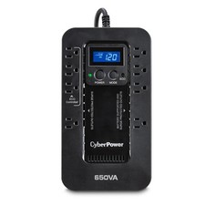 EC650LCD Ecologic Battery Backup & Surge Protector System, 650VA/390W, 8 Outlets picture