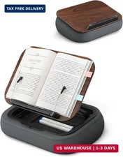 Viozon Lap Book Pillow Stand with Storage, Adjustable Beanbag Reading Pillow wit picture
