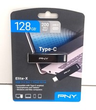 New Sealed PNY 128GB Elite-X USB 3.2 Flash Drive - 220MB/s picture