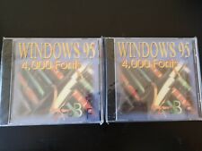 Vintage PC CD-ROM WINDOWS 95 4000 FONTS NEW picture