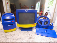 Patriot Hot Wheels PC - Gaming Desktop w/ Monitor, Wheel & Pedals, and Software picture