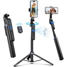 Auto Face Tracking Tripod 360 Rotation with Stand,Android and Black-Tripod picture