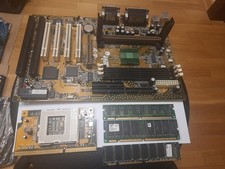 Vintage Rare Epox EP-6BTA2 Slot 1 Motherboard + Slot 370 Adapter + 3x PC-133 RAM picture
