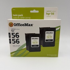 Office Max HP 56 Black Inkjet Cartridge C6656AN  Twin Pack Cartridge Office Max picture
