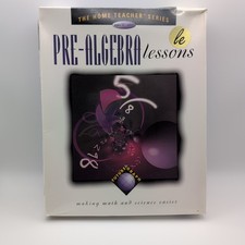Vintage Pre-Algebra Lessons CD Mac Windows - The Home Teacher Series Homeschool picture