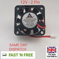 1pc Brushless DC Cooling Fan 40x40x10mm 4010 9 blades 12V 2pin 0.06A  UK seller picture