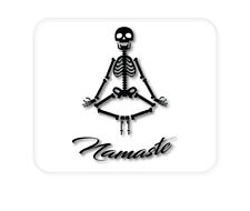 CUSTOM Mouse Pad 1/4 - Namaste Yoga Skeleton picture