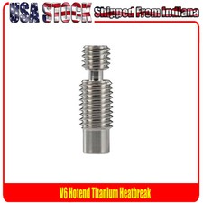 V6 All Metal Heat Break High Temperature Polished Titanium or Bi-Metal V6 Hotend picture