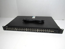 Dell X1052 E12W 48 Port Gigabit Managed Ethernet Switch w Power Cord, Rack Ears picture