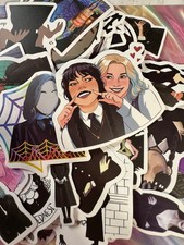 The Addams family Wednesday Sticker Lot picture