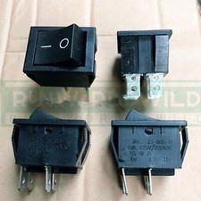 2pcs JEC JS-608R 10A 250V 4 Pins 2 positions Power Rocker Switch picture