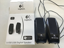 Logitech S150 USB Speakers with Digital Sound Computer TESTED picture