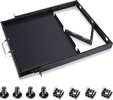 1U Rack Mount Sliding Keyboard Tray Cantilever Network Equipment Racks 19 Inch picture