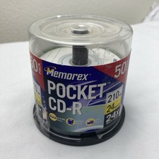 Open Box Memorex Pocket Cd-R 35qty 210mb 24minute 24x Speed - 35 discs OPEN BOX picture