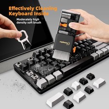 Keyboard Cleaning Kit, All-in-One Laptop & Computer Screen Cleaner, Black picture