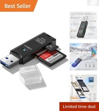 Versatile 2-in-1 USB Card Reader for SD & Micro SD - Lightweight & Durable picture
