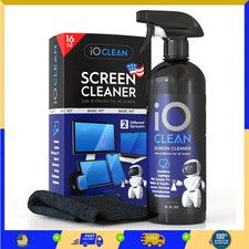 iO CLEAN 16oz Screen Cleaner Spray – Best Large Cleaning Kit picture
