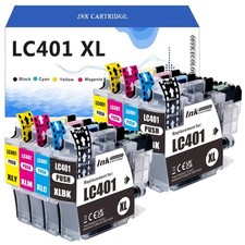 8pk LC401 LC-401 XL Ink Cartridges for Brother MFC-J1010DW MFC-J1012DW J1170DW picture