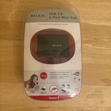 NEW Belkin Hi-Speed USB 2.0 4-Port Ultra-Mini Hub picture