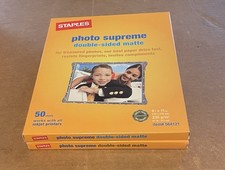 STAPLES PHOTO SUPREME DOUBLE-SIDED MATTE 564121  8-1/2 X 11
