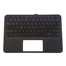 For HP Chromebook 11MK G9 EE Palmrest Case US Keyboard Bezel M44258-001 New picture
