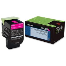 Original Lexmark 70C1XM0 Magenta Toner. New Sealed Box, We Ship Fast picture