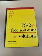 Vintage IBM PS/2+ software solutions  picture
