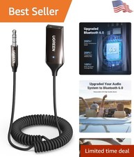 3.5mm Bluetooth Car Adapter with Plug-and-Play Convenience & Durable Zinc Design picture